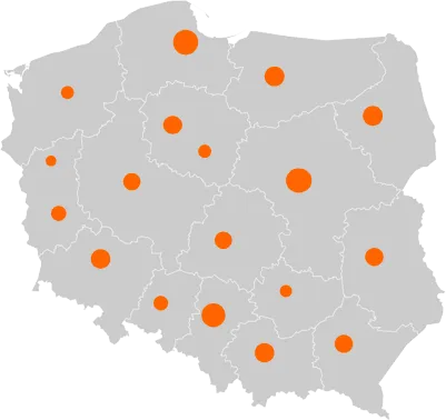 Mapa Polski
